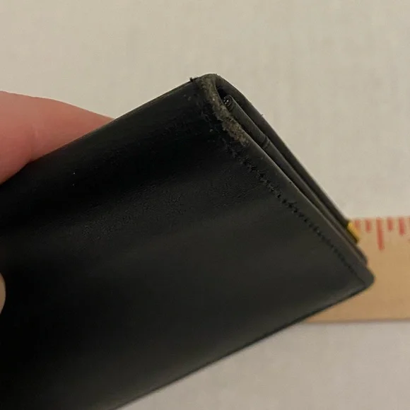 Dunhill Black Gold Trim Long Bifold Wallet - Picture 12 of 14